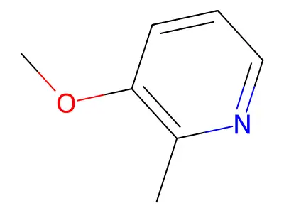 3-Methoxy-2-methylpyridine structure