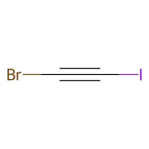 1-Bromo-2-iodoacetylene structure