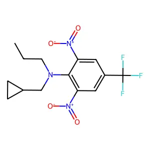 环丙氟灵 structure