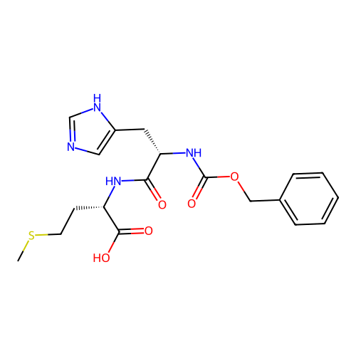 Z-His-met-oh structure