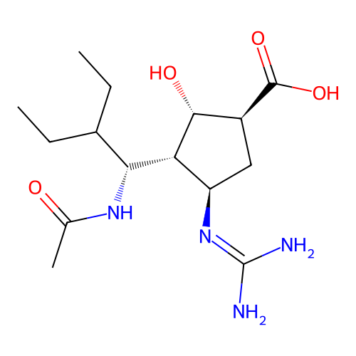 Peramivir structure