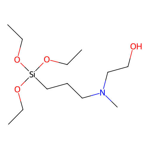 Ethanol, 2-[methyl[3-(triethoxysilyl)propyl]amino]- structure