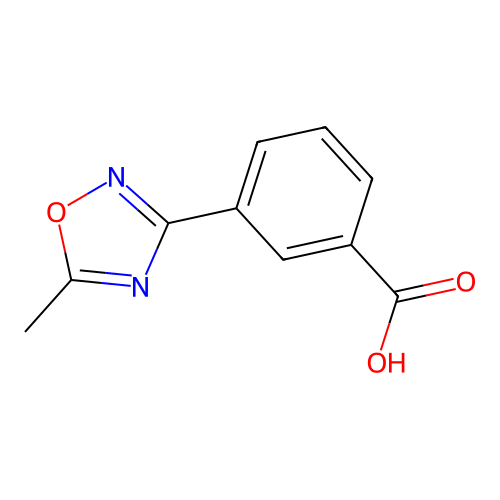 3-(5-Methyl-1,2,4-oxadiazol-3-yl)benzoic acid structure