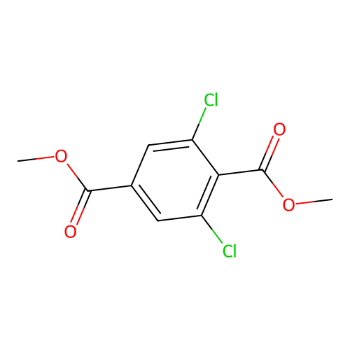 Dimethyl 2,6-dichloroterephthalate structure