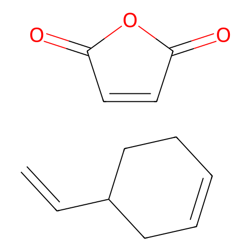 4-Ethenylcyclohexene; furan-2,5-dione structure
