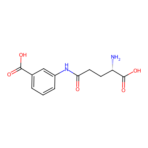 3-(L-gamma-glutamylamino)benzoic acid structure