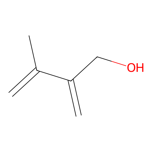3-Methyl-2-methylene-3-buten-1-ol structure