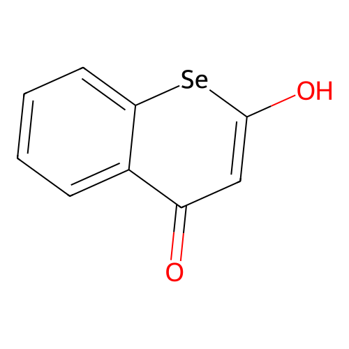 1-Selenocoumarin, 4-hydroxy- structure