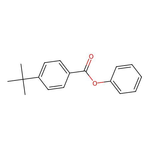 Phenyl 4-tert-butylbenzoate structure