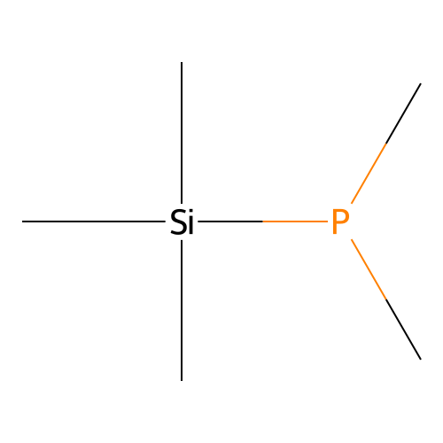 Dimethyl(trimethylsilyl)phosphine structure