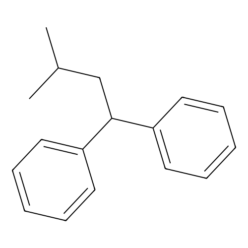 Butane, 3-methyl-1,1-diphenyl- structure