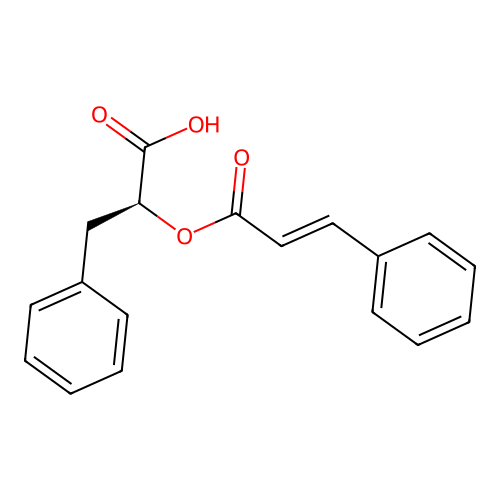 O-Cinnamoyl beta-phenyllactate structure
