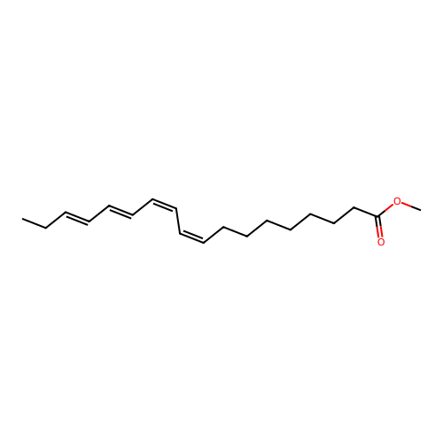 cis-Parinaric acid methyl ester structure