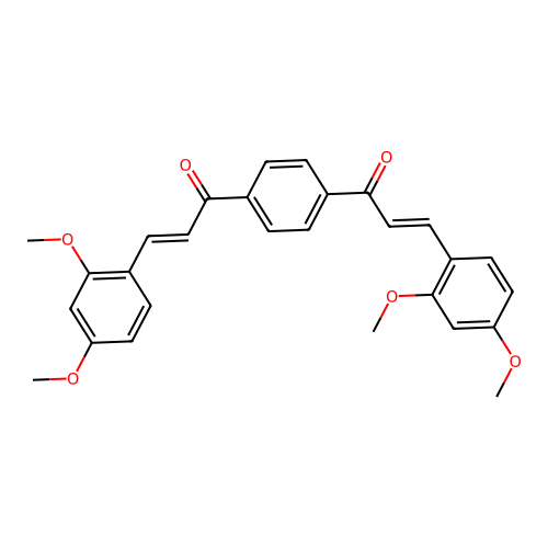 (Z)-3-(2,4-dimethoxyphenyl)-1-[4-[(E)-3-(2,4-dimethoxyphenyl structure