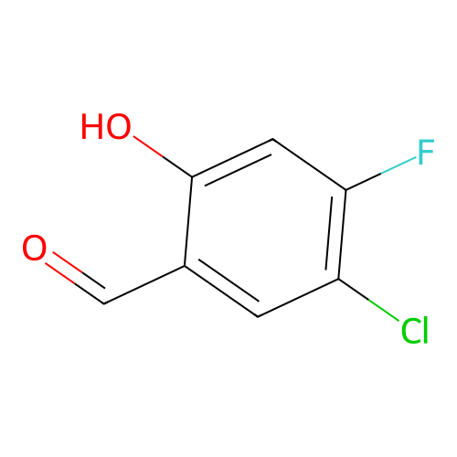 5-Chloro-4-fluoro-2-hydroxybenzaldehyde structure