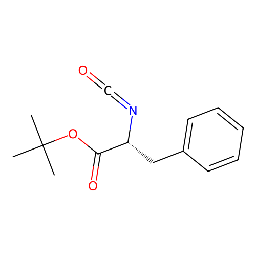 tert-butyl (2R)-2-isocyanato-3-phenylpropanoate structure