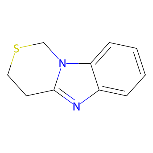 3,4-dihydro-1H-[1,3]thiazino[3,4-a]benzimidazole structure