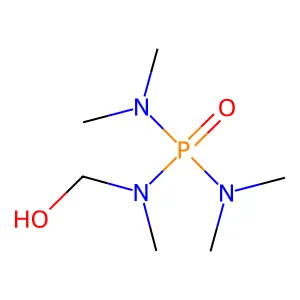 (羟甲基)五甲基磷酸三酰胺 structure