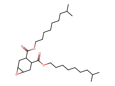 Bis(8-methylnonyl) 7-oxabicyclo(4.1.0)heptane-3,4-dicarboxylate structure