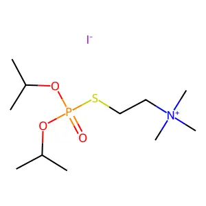 二异丙基磷酰硫代胆碱碘化物 structure