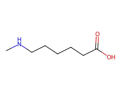 6-(Methylamino)hexanoic acid structure