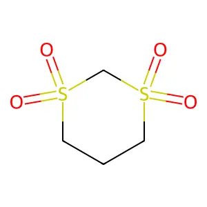 1,3-二噻烷 1,1,3,3-四氧化物 structure