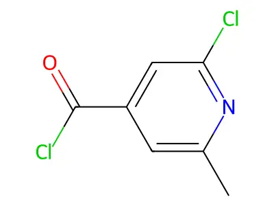 2-Chloro-6-methylpyridine-4-carbonyl chloride structure