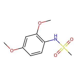 N-(2,4-dimethoxyphenyl)methanesulfonamide structure