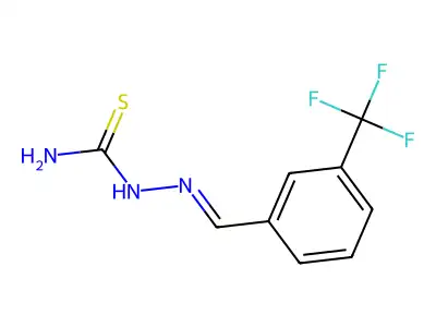 [[3-(Trifluoromethyl)phenyl]methylideneamino]thiourea structure