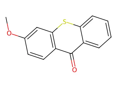3-methoxy-9H-thioxanthen-9-one structure