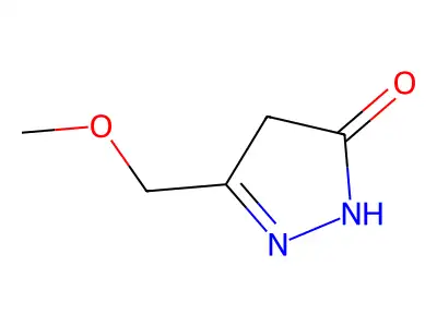 3-(methoxymethyl)-1H-pyrazol-5(4H)-one structure
