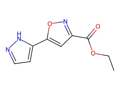 Ethyl 5-(1H-Pyrazol-3-Yl)Isoxazole-3-Carboxylate structure
