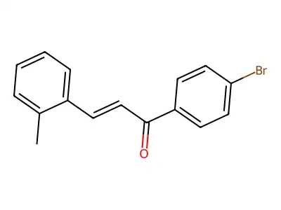 1-(4-Bromophenyl)-3-(o-tolyl)prop-2-en-1-one structure
