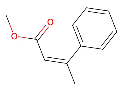 Methyl 3-phenyl-but-2-enoate structure