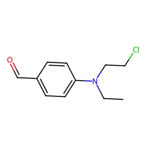 p-((2-Chloroethyl)ethylamino)benzaldehyde structure