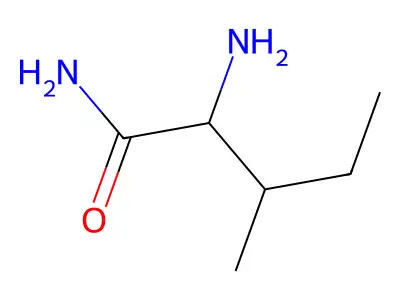 L-Isoleucinamide structure