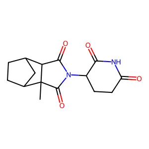 (2,6-dioxo-3-piperidyl)-methyl-[?]dione structure