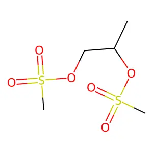 1,2-Bis(methanesulfonyloxy)-propane structure