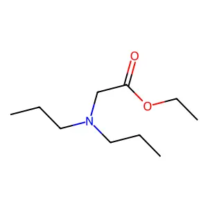 Ethyl 2-(dipropylamino)acetate structure