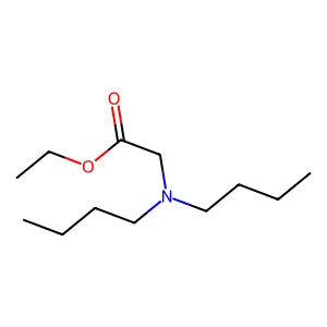 N,N-二丁基甘氨酸乙酯 structure