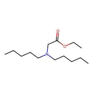 N,N-二戊基甘氨酸乙酯 structure