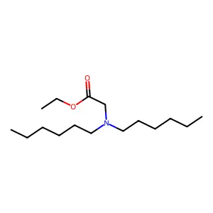 N,N-二己基甘氨酸乙酯 structure