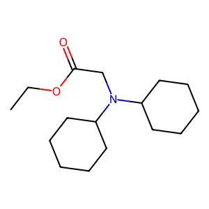 N,N-二环己基甘氨酸乙酯 structure
