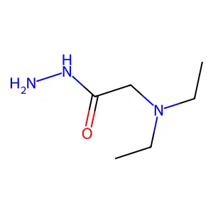 Glycine, N,N-diethyl-, hydrazide structure