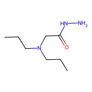 N,N-二丙基甘氨酸酰肼 structure