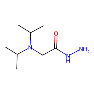 N,N-二异丙基甘氨酸酰肼 structure