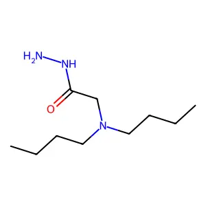 Glycine, N,N-dibutyl-, hydrazide structure