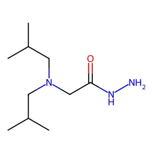 N,N-二异丁基甘氨酸酰肼 structure