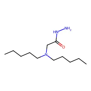 N,N-二戊基甘氨酸酰肼 structure