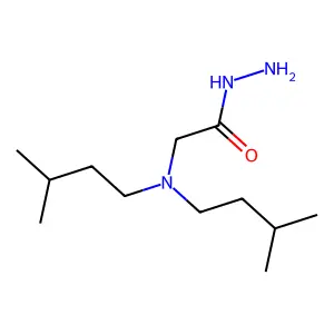 N,N-二异戊基甘氨酸酰肼 structure
